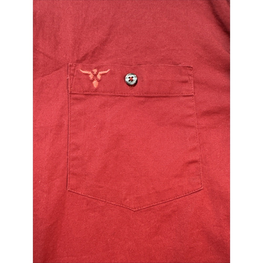Wrangler‎ 20X Competition Shirt Men XL Long Sleeve Western Cowboy Rodeo Red - Picture 3 of 13